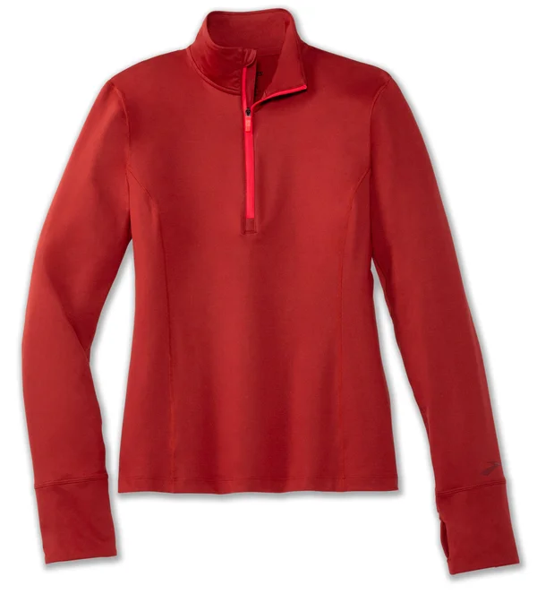Brooks Women's Dash Half Zip (221433) Xs - Rosewood