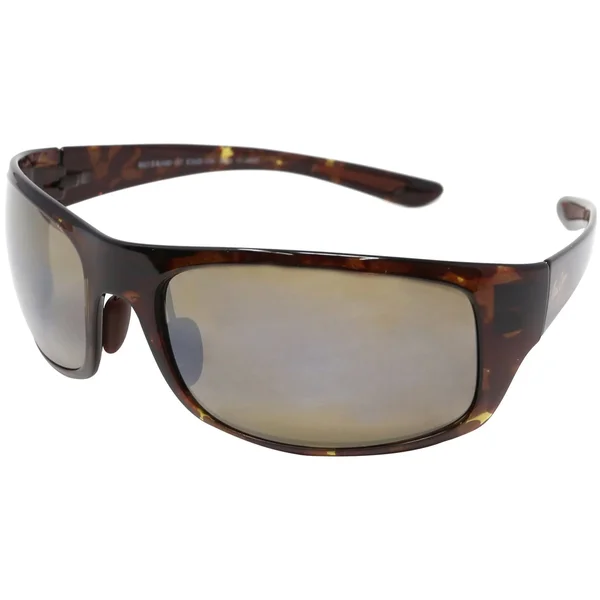 Maui Jim Men's Big Wave H440-15T Brown Rectangle Sunglasses