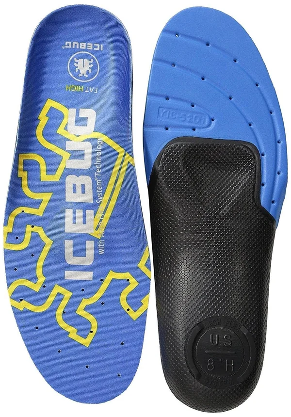 Icebug Fat Insole - High Arch - 6 - Blue