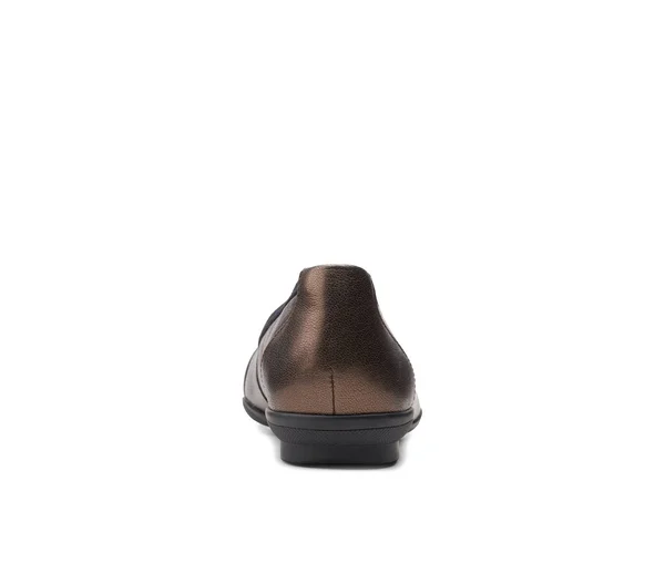 Clarks Sara Tulip Women's Shoes Metallic Leather : 10 B