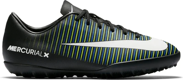 Nike Jr MercurialX Vapor XI TF Kids Black/White/Green - 1.5