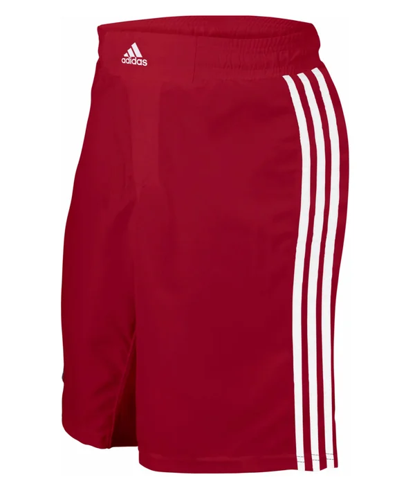 Adidas Youth Grappling Shorts - Red/White