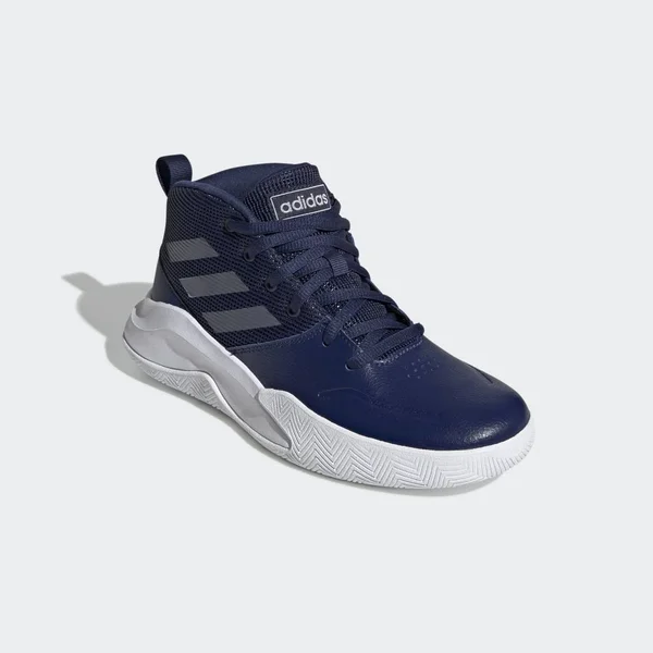 Adidas Boys& Own The Game Basketball Shoes, Wide - Blue