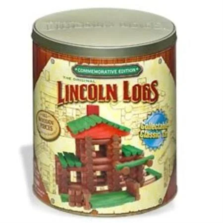 Lincoln Logs Commemorative Edition Tin