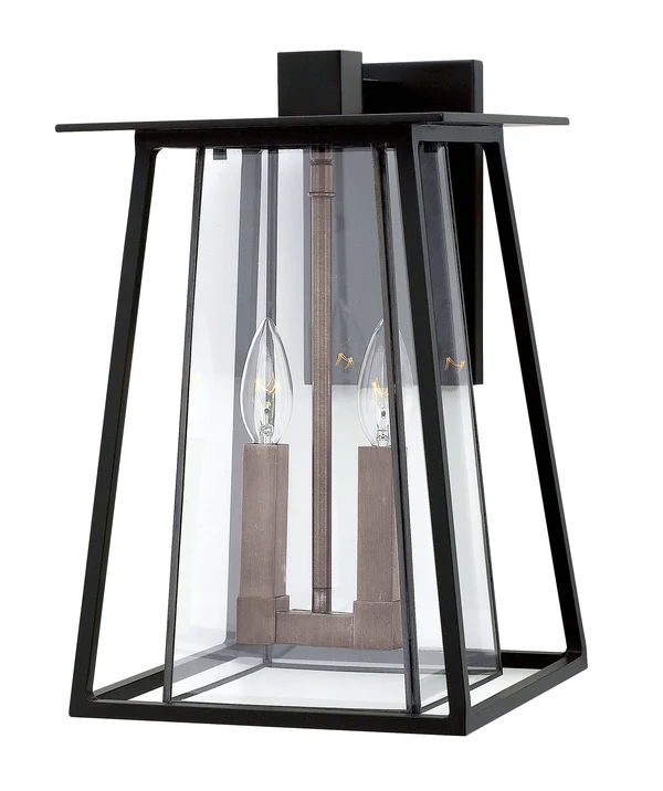 Hinkley Lighting 2104BK-LL Walker Outdoor Wall Light, Black