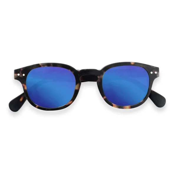 Izipizi #C Tortoise with Blue Lenses Sunglasses