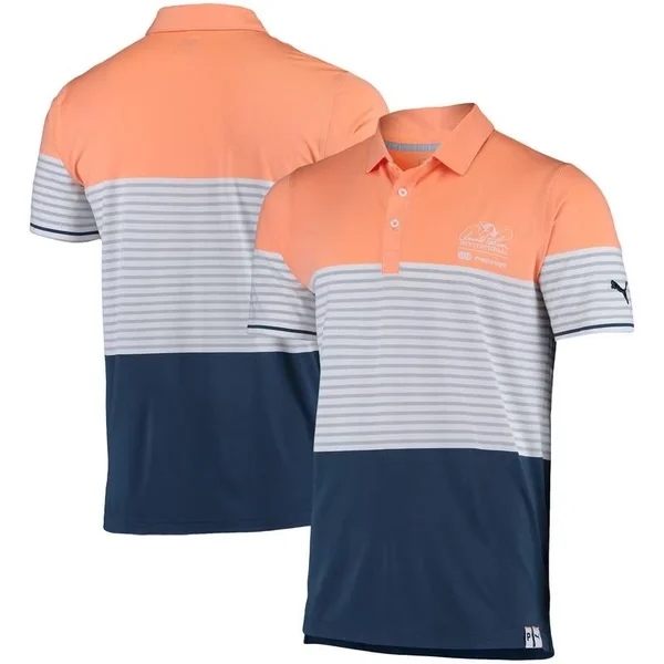 Puma Cloudspun Taylor Golf Polo - Cantaloupe - XXL