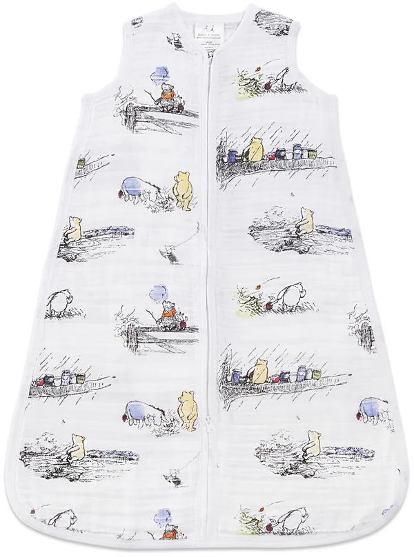 Aden + Anais - Kids - Childcare - Cotton Muslin Sleeping Bag - Winnie The Pooh - Tog 1