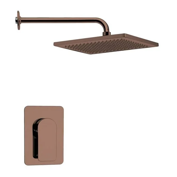 Nameeks SS1116 Remer 2.5 GPM Single Function Rain Shower Head - Bronze
