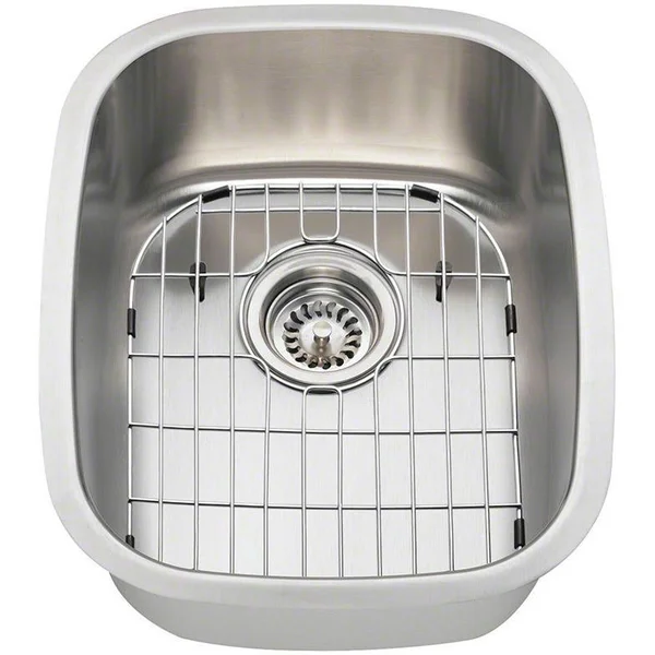 16 Gauge 15x22 Stainless Steel Undermount Kitchen Sink Set