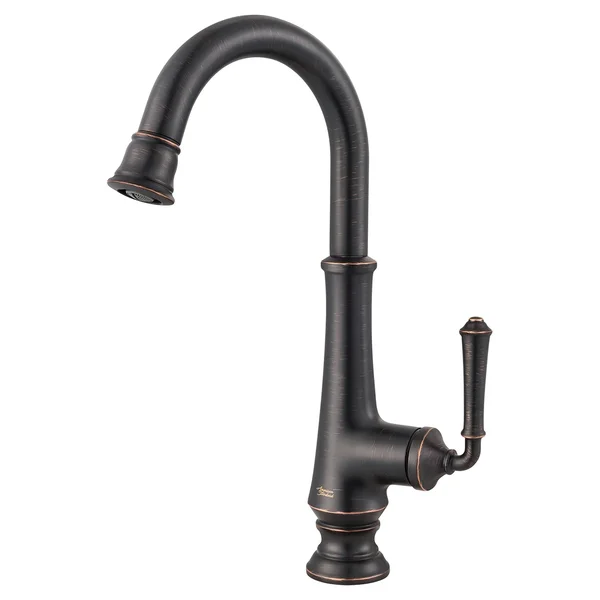 American Standard 4279.410 Delancey Single Handle Pull-Down Spray Bar Faucet - Legacy Bronze