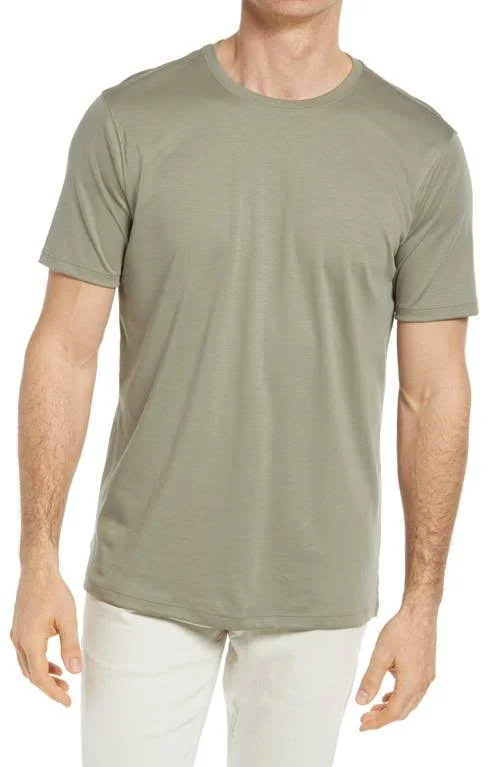 Men's Robert Barakett Georgia Crewneck T-Shirt, Size X-Large - Green