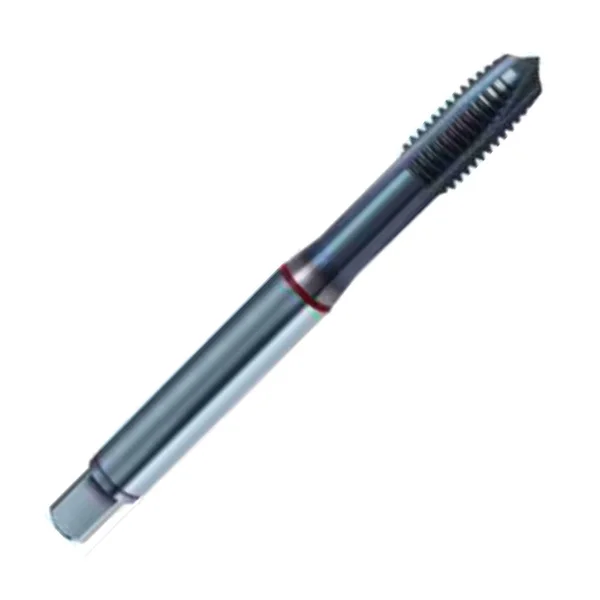 GUHRING M20x2.50 Metric 6H 4 Flute TiCN Finish Cobalt Spiral Point Tap - Plug Chamfer - Right Hand Thread, 140mm OAL, D6/D7, Seri