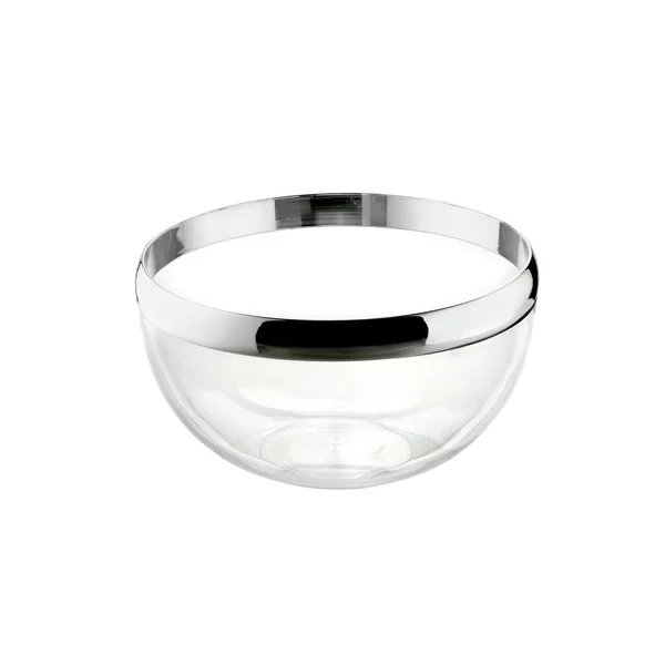Guzzini Acrylic XL Bowl - Chrome/Clear