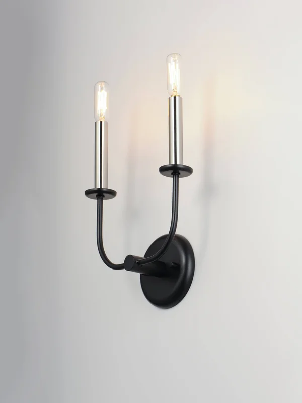 Maxim Lighting-10322SBR-Wesley - 2 Light Wall Sconce Satin Brass