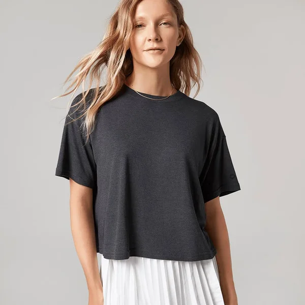 Allbirds Women's TrinoXO Tee - Relaxed Fit - Natural Grey, Size XXL