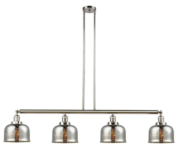 Innovations Lighting-Large Bell 4 Light Island Light-214-PN-S-G78