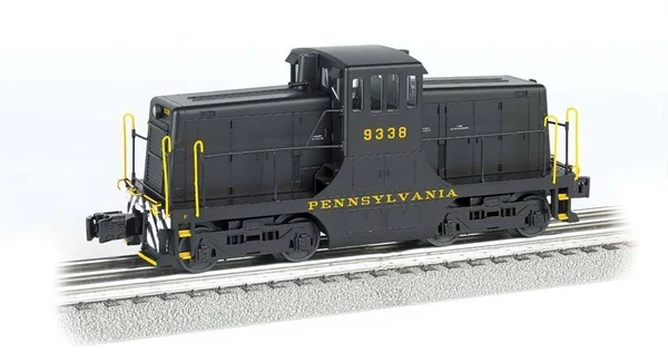 Bachmann Industries General Electric 44-ton Center-cab Scale Switcher PRR 9338 O Train