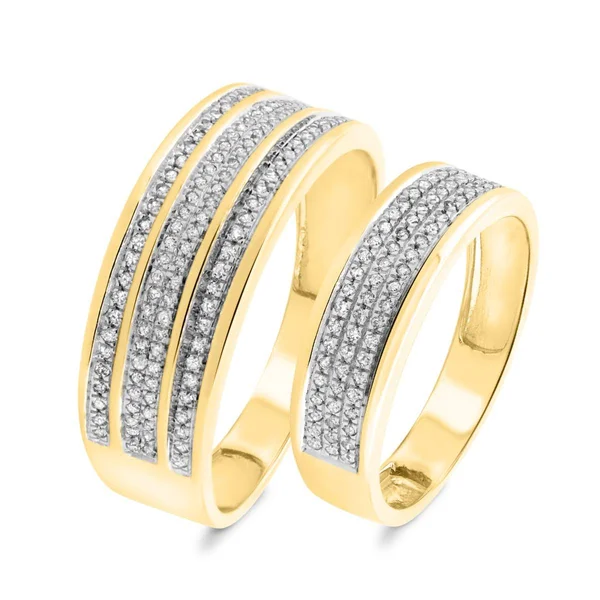 Jia Wedding Band Sets on Sale