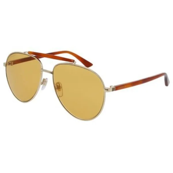 Gucci GG0014S Sunglasses - Gold/Havana (004)
