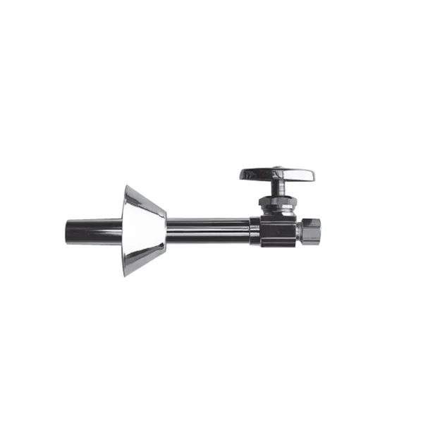 Brasstech 417/52 Straight Valve Kit, 1/2x22 Sweat Matte White