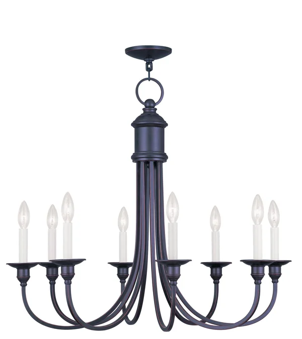 Livex Lighting 5148-67 Cranford 8 Light Olde Bronze Chandelier