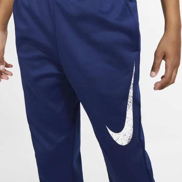 Nike Big Kids& Boys& Therma Basketball Pants, Blue, Size: XS, Polyester/Elastic