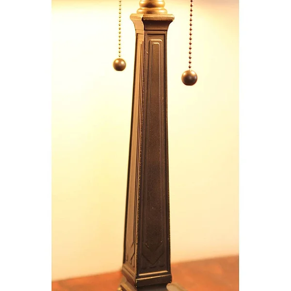 Tiffany-style Mission Table Lamp