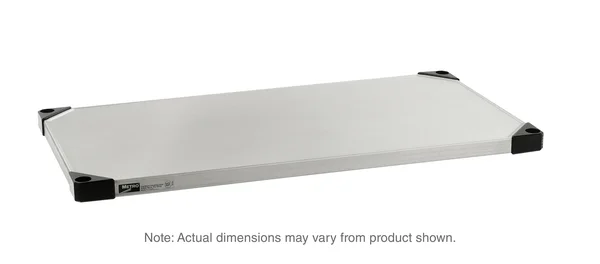 Metro 14x22 x 30x22 Stainless Steel Solid Shelf, Super Erecta 1430FS