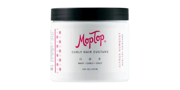 Mop Top Curly Hair Custard - Medium Gel that Doesn&t Get Crunchy 16oz