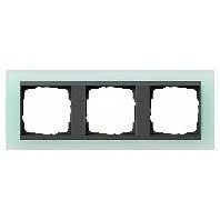 Frame 3-Gang Green 021385, Gira, 021385, Cover Frames