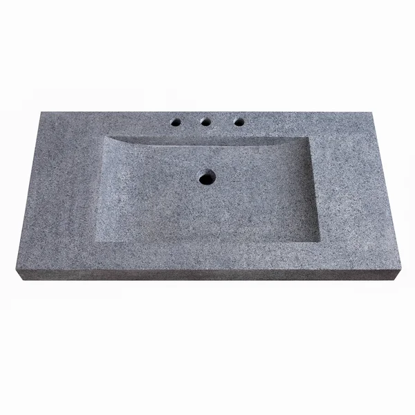 Avanity Dark Gray Granite 43x22 Stone Integrated Sink Top