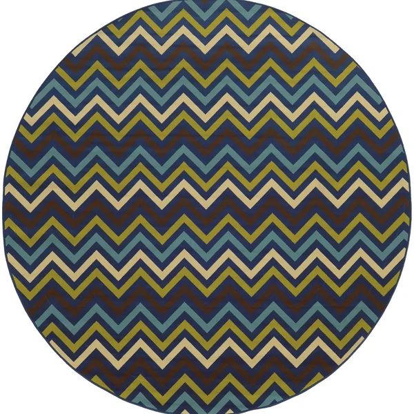 Oriental Weavers Riviera 4593S 7&10x22 Round Rug