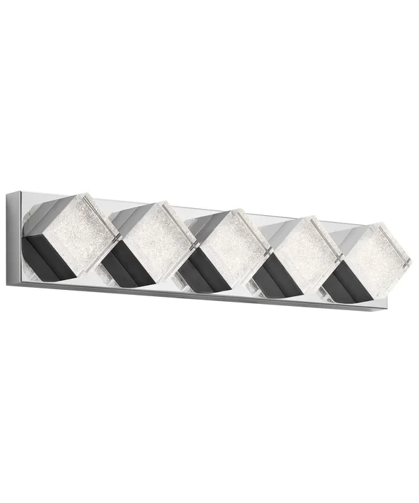 Elan 83714 Gorve LED Vanity Chrome