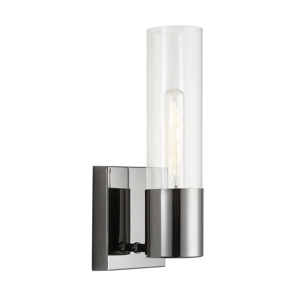 Capital Lighting-632611BC-Logan - 1 Light Wall Sconce Black Chrome