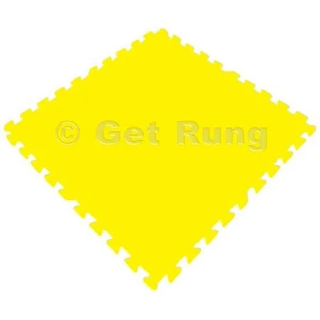 Monopoly Get Rung Fitness Mat with Interlocking Foam Tiles for Gym Flooring. Excellent for Pilates - Yoga, Aerobic Cardio Work Ou