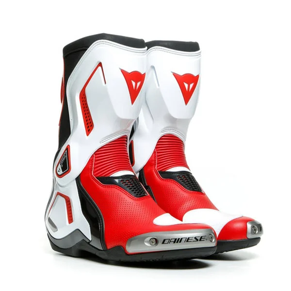 Dainese Torque 3 Out Air Motorcycle Racing Boots Black White Size 41