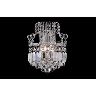Widger 2-Light Wall Sconce Rosdorf Park Finish: Chrome