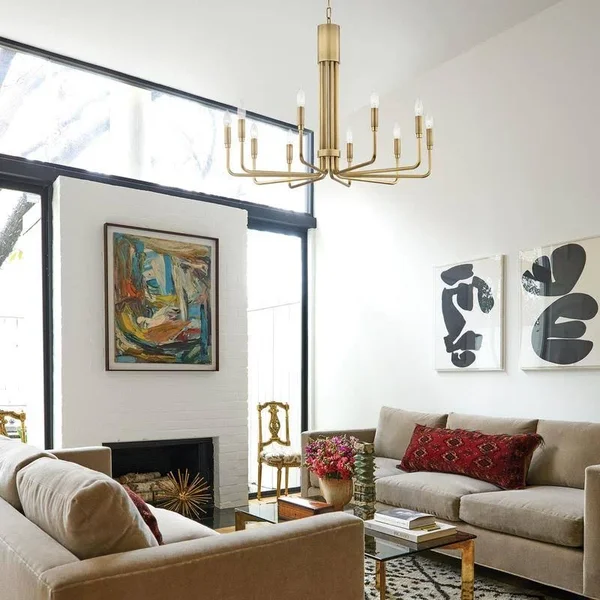 Mitzi H261806-OB Brigitte 6 Light Small Pendant - Old Bronze