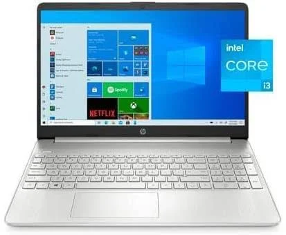 HP 15.6 inch Laptop - Intel Core i3-1115G4, 8GB Ram, 256gb Ssd, Windows 10 Home, Natural Silver, 15-dy2091wm