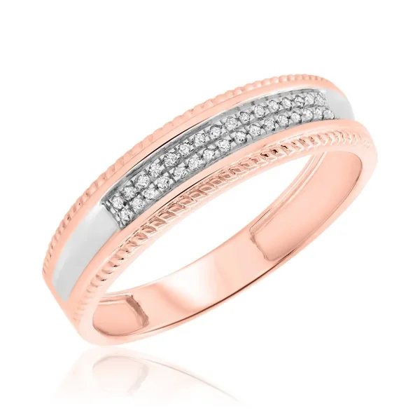 Rose Gold Mens Wedding Bands Zuri Mens Wedding Bands
