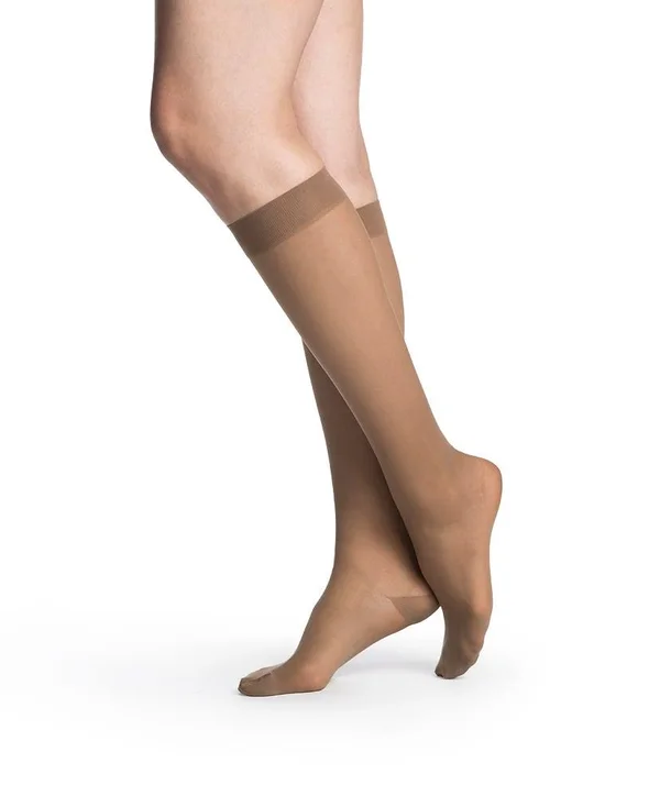 Sigvaris Sheer Women's 30-40 mmHg Open Toe Thigh High