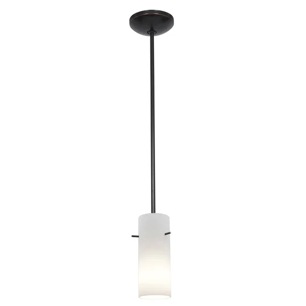 Access Lighting 28030-1R-ORB/OPL Cylinder Pendant Light, Oil Rubbed Bronze