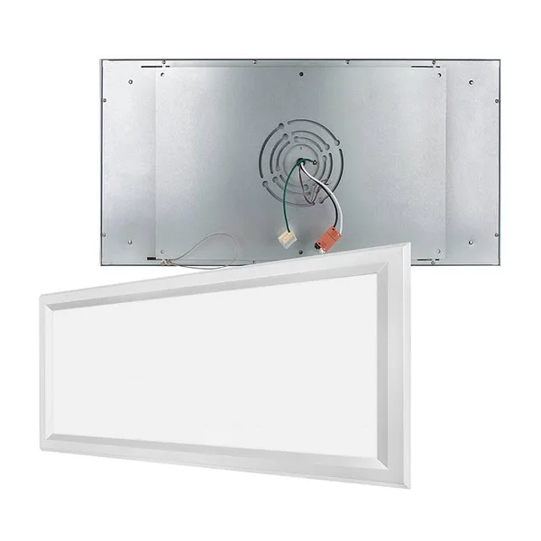 Flush Mount LED Panel Light - 1x2 - 2, 500 Lumens - 25W Dimmable - Natural White