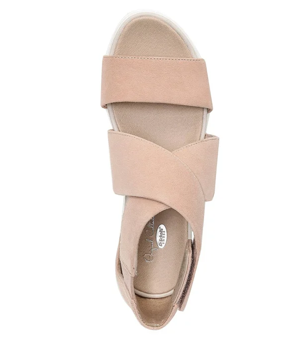 Dr. Scholl&s Original Collection Women's Scout High Wedge Sandal - Size: 6.5, Pink