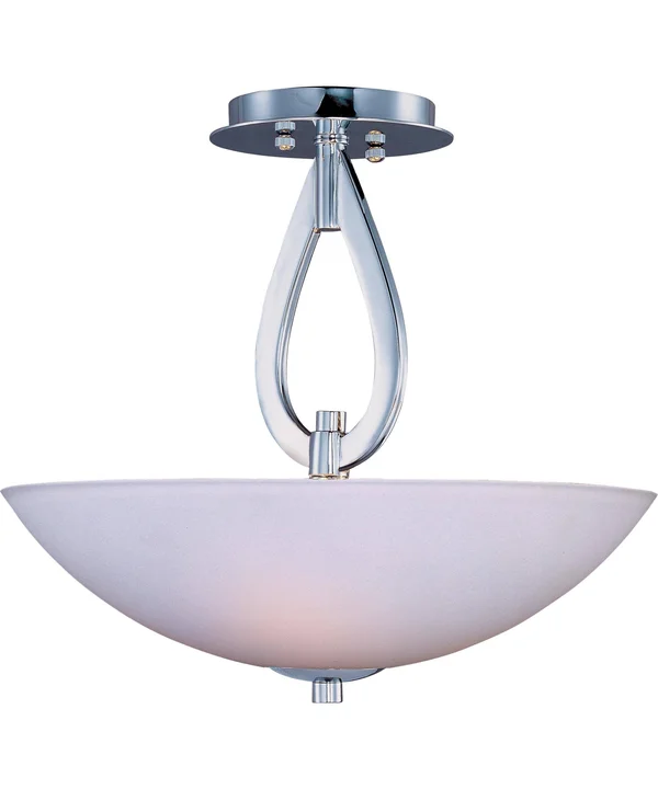 Maxim 22172SWPC Elan 3-Light Semi-Flush Mount - Polished Chrome