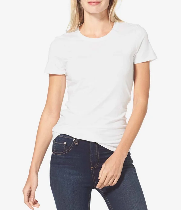 Tommy John 1001100 Second Skin Crew Neck Tee - White