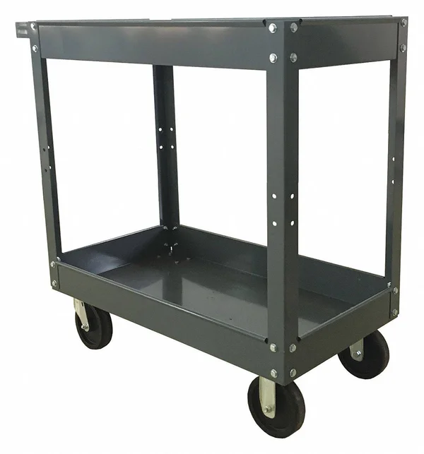 Zoro Select 35U046 Utility Cart, 400 Lb, steel