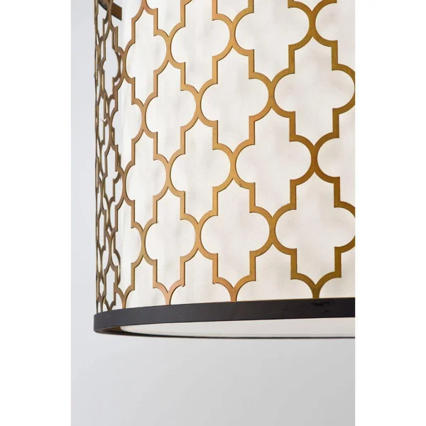 Maxim - 20294WLOIAB - LED Wall Sconce - Crest - Oil Rubbed Bronze - Antique Brass