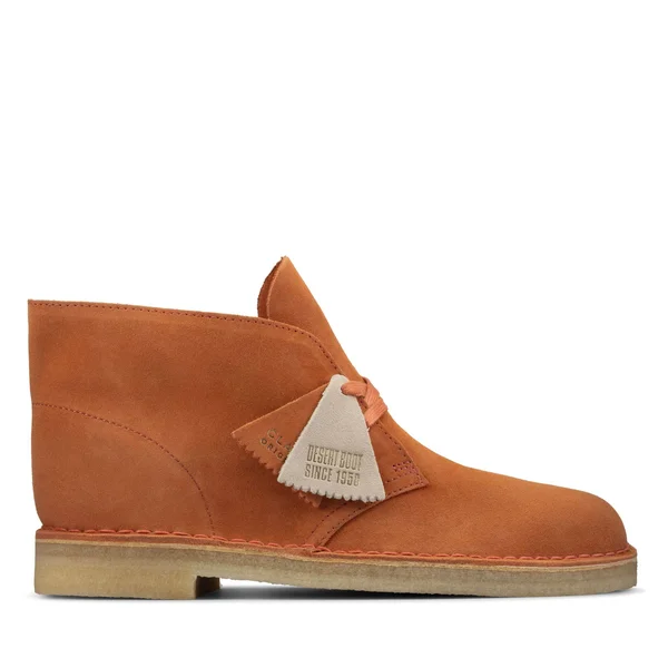 Clarks Mens Desert Boot Rust Suede Size 11
